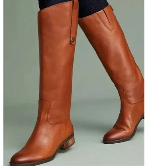 Sam Edelman Women's Leather Riding Boots Size 10.5 minor peeling on insi… - Picture 3 of 14